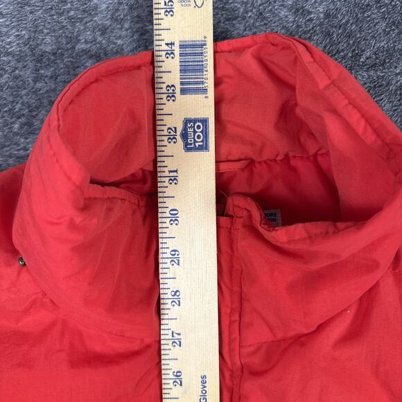 Vintage Champion Ohio State Buckeyes Men’s Large Red White Puffer Jacket 90s - Picture 6 of 10